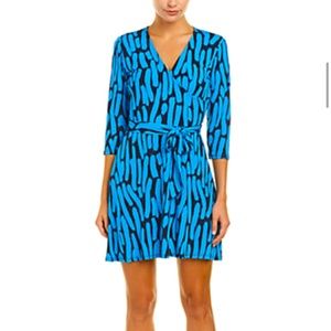 Leota faux wrap dress